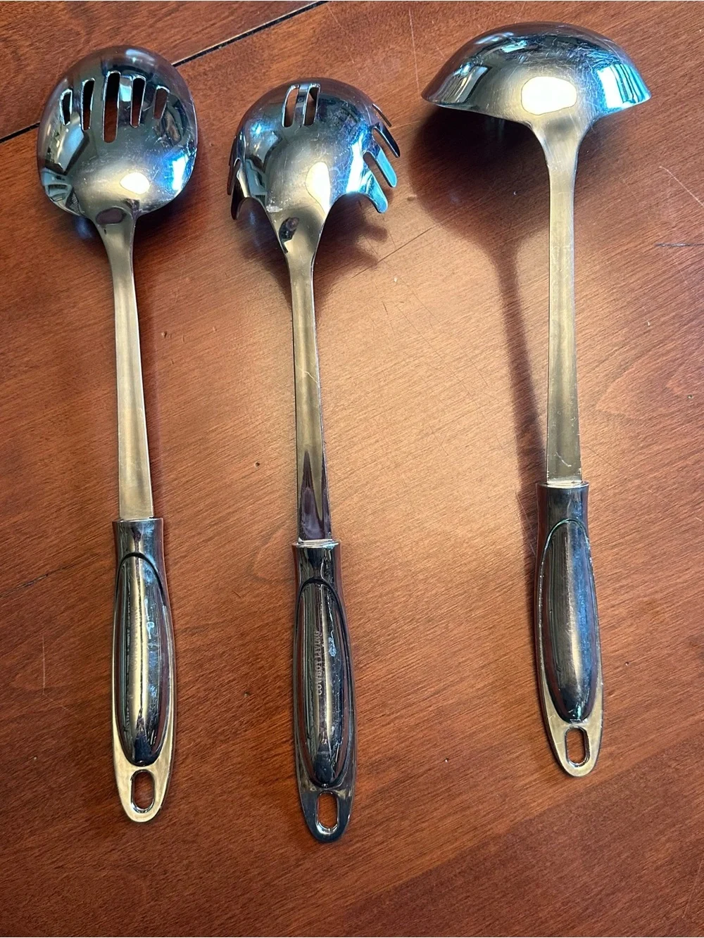 Western Buckle 3 Piece Serving Set Stainless Steel Cookware Cowboy Living